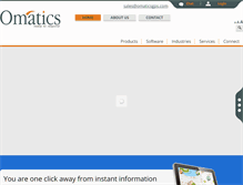 Tablet Screenshot of omaticsgps.com